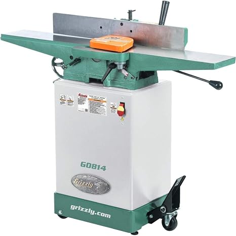 Grizzly Industrial G0814-6" x 48" Jointer with Cabinet Stand