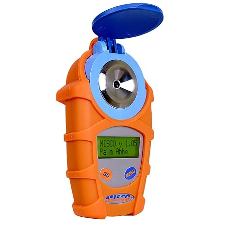 MISCO Palm Abbe Digital Handheld Refractometer, Glycerine and Propylene Glycol Scales, Concentration, Freeze Point Fahrenheit