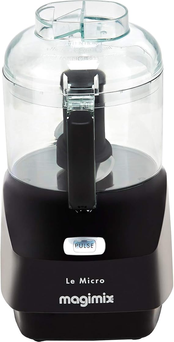 Magimix Le Micro Mini Chopper | Ultra Compact | Multifunctional | Black | 18113