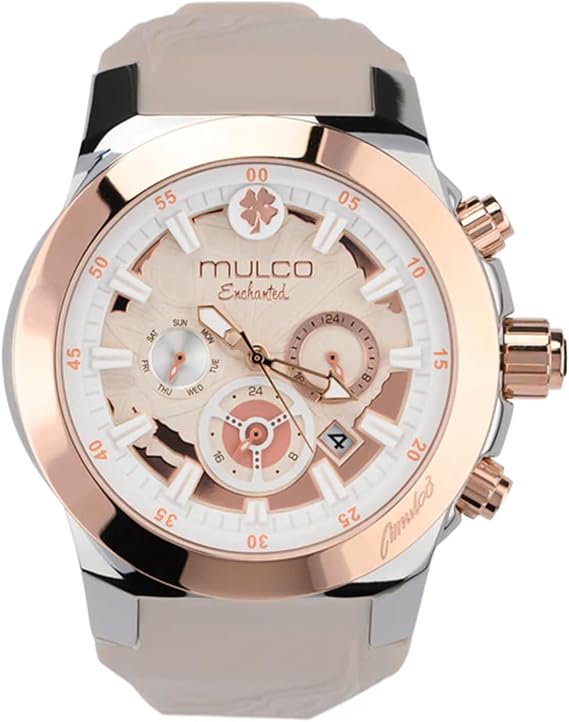 MULCO Luxury Waterproof Watch for Women - Rose Gold Stainless Steel Analog