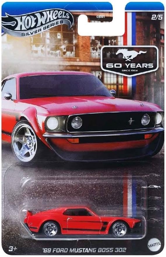 Hot Wheels 60. YIL MUSTANG SERİSİ ARABALAR 69 FORD MUSTANG BOSS 302 GRT01 - JBY51
