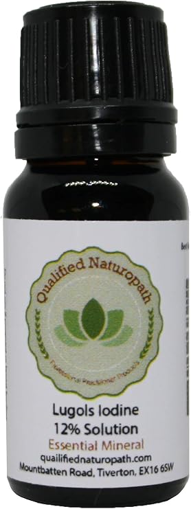 Lugols Iodine Solution 12% - 10ml - with Dripper/Dropper Top