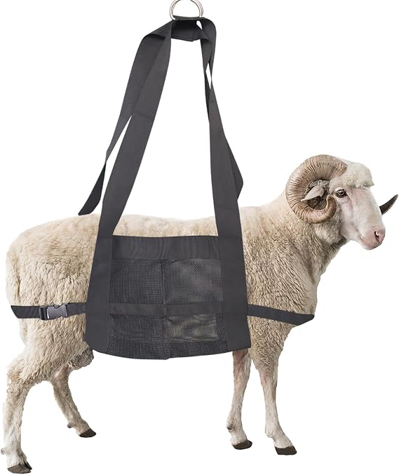 Calf Sling for Weighing Animals Heavy-Duty Nylon Hanging Weight Scale Sling