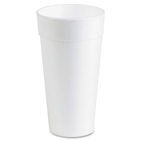 Genuine Joe 20oz Styrofoam Cup (Pack of 500)