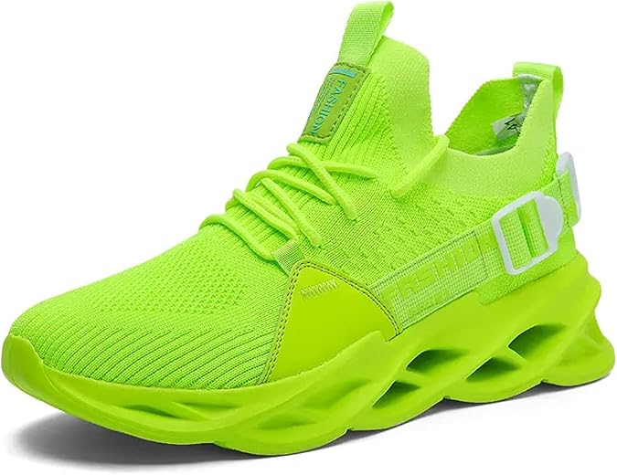 Men's Trainers Athletic Shoes Breathable Walking Tennis Running Shoes Slip Casual Fashion Sneakers