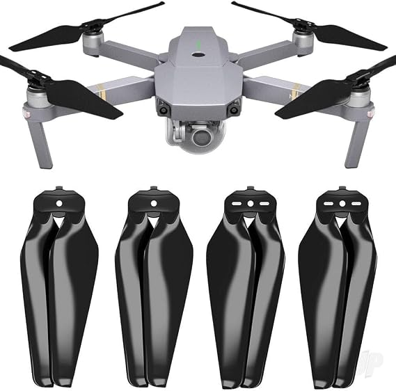 Master Airscrew Stealth Propellers for DJI Mavic Pro & Platinum - Black, 4 pcs