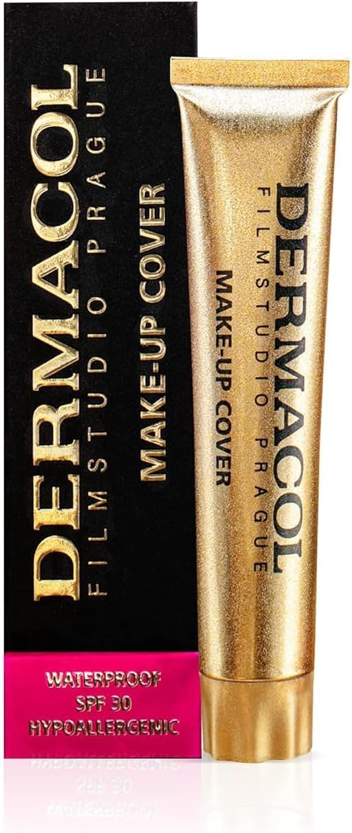 Dermacol Full Coverage Tattoo Cover Matte Foundation SPF 30, 30g, Shade 222
