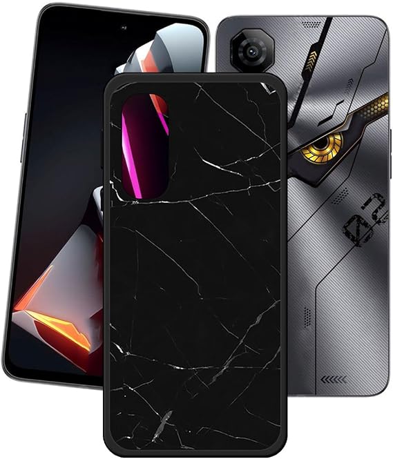 LCEHTOGYE Case for Nubia Neo 2 5G Compatible Ultra Thin Black Soft TPU Silicone Gel Case Protective Cover for Nubia Neo 2 5G 6,72" - LH32