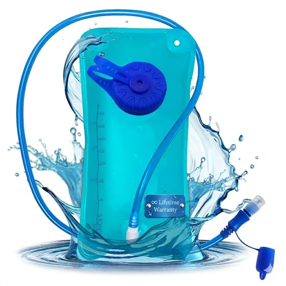 1/1.5L Water Bladder for Hiking Backpack, Wide Mouth, Fill Marks