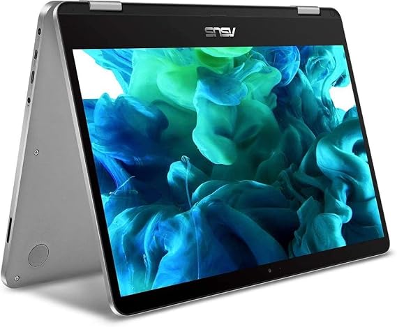 ASUS VivoBook Flip 14 Thin & Light 2-in-1 Laptop, 14 FHD Touchscreen, Intel Celeron Dual Core N4000 Processor, 4GB RAM, 64GB Storage, Fingerprint Reader, Windows 10 in S Mode, J401MA-YS02