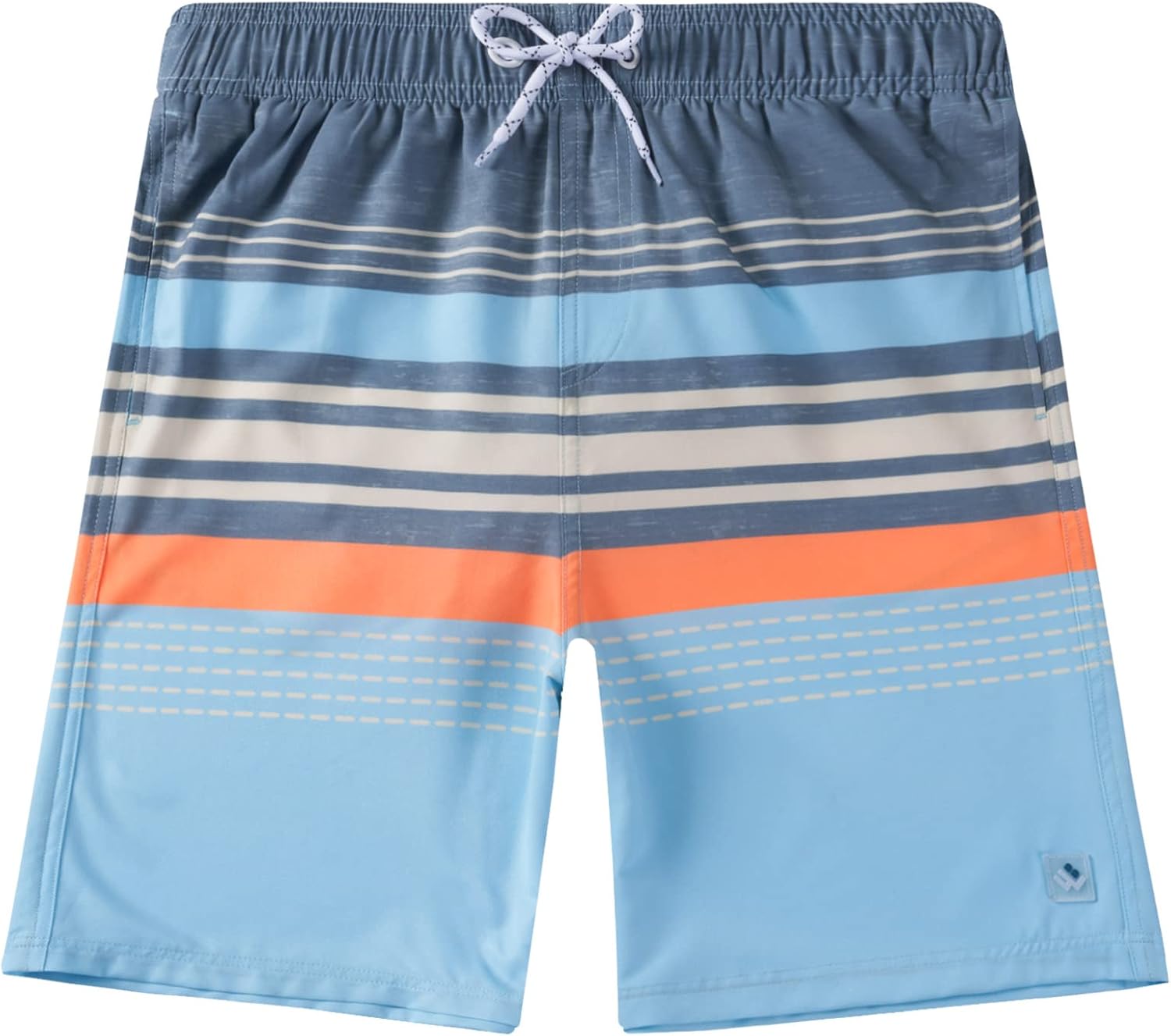 Boys Swim Trunks UPF 50 Quick Dry Toddler Beach Board Shorts Kids Bathing Suit Youth Swimwear with Mesh Lining