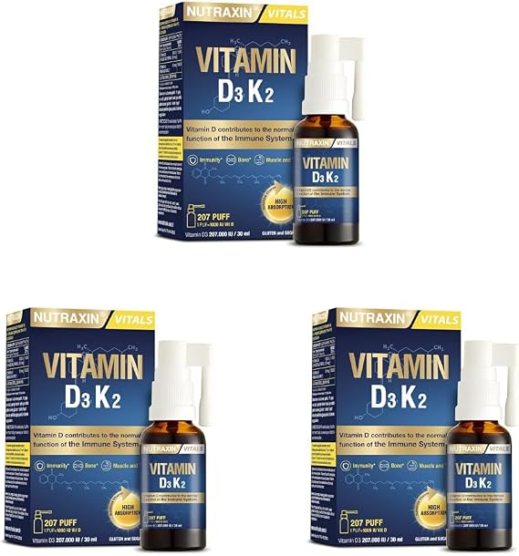 Nutraxin D3K2 Vitamin 30 ml (3 paketi)