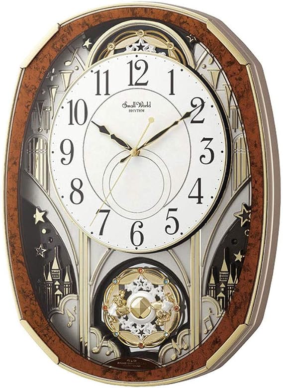 Rhythm Clock Radio Clock Small World Noel M Karakuri Clock