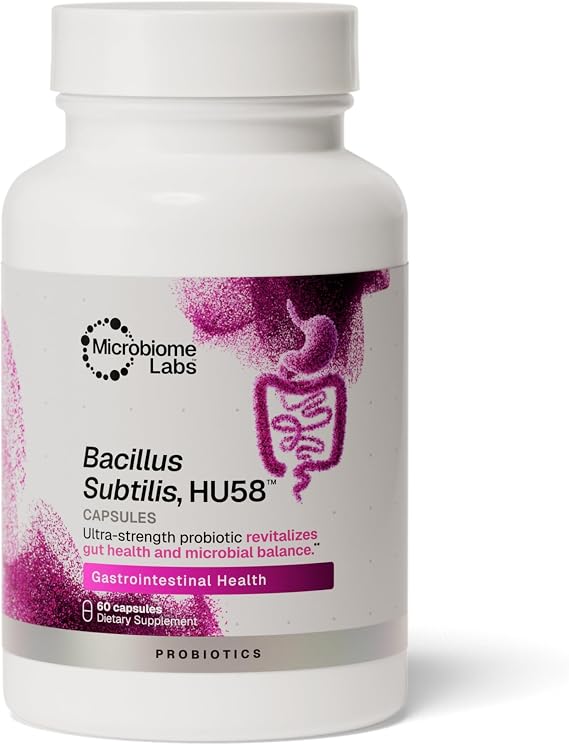 Microbiome Labs HU58 - High-Potency Bacillus Subtilis Spore Supplement