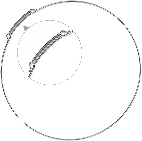 2W20017E Washer Front Panel Door Boot Spring for LG Electronics Kenmore Washing Machine Boot Steal Retaining Ring, Replaces ACA32797401, ACA32390101, AP4436839, WM2050CW, WM2101HW