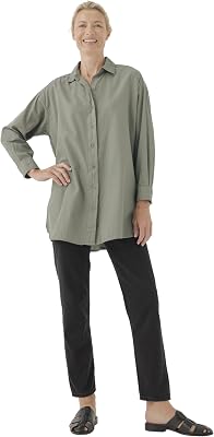 Pact Organic Cotton Womens Lightweight Oversized Shirt