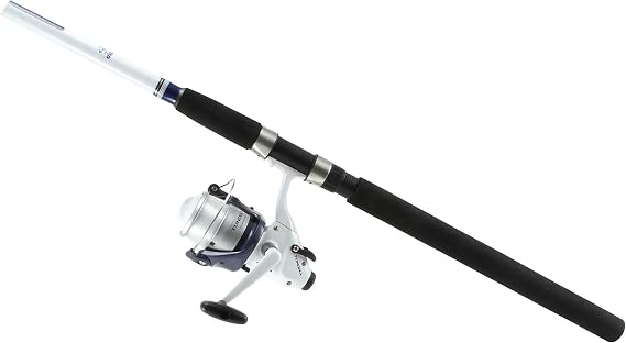 OKUMA Tundra Baitfeeder Spinning Combos, White, 7' M, TBF-702-50