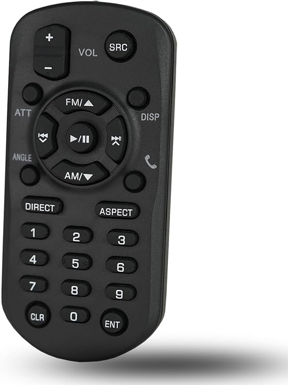 Replacement Remote Control RM-RK258 RMRK258 for JVC Car Stereo Multiedia Receiver KW-V960BW KW-V950BW KW-V850BT KW-M865BW KW-M855BW KW-V85BT KW-M75BT KW-M750BT KW-V66BT KW-V660BT KW-M650BT