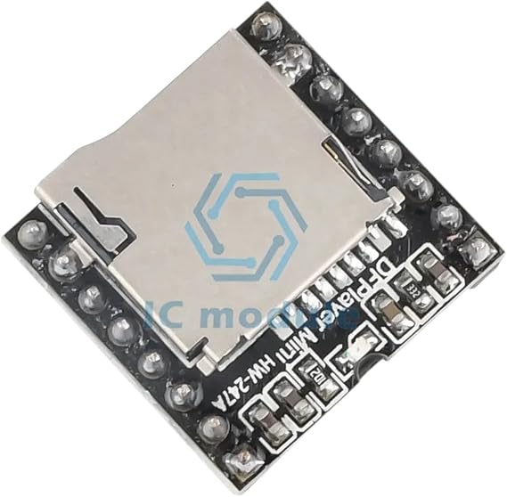 Dfplayer Mini Tf Mp3 Player Module for Micro Sd Card U-Disk Io/Serial Port/Ad Mp3 Voice Decoder Board