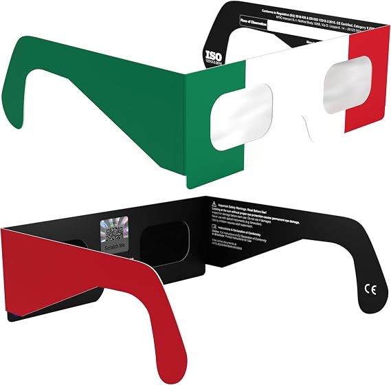 Absolute Eclipse Solar Eclipse Glasses 2026 to See the Solar Eclipse - ISO 12312-2 CE Certified - August 12 2026 - Adult Children - EU Manufacturer Approved AAS - 55+ Designs