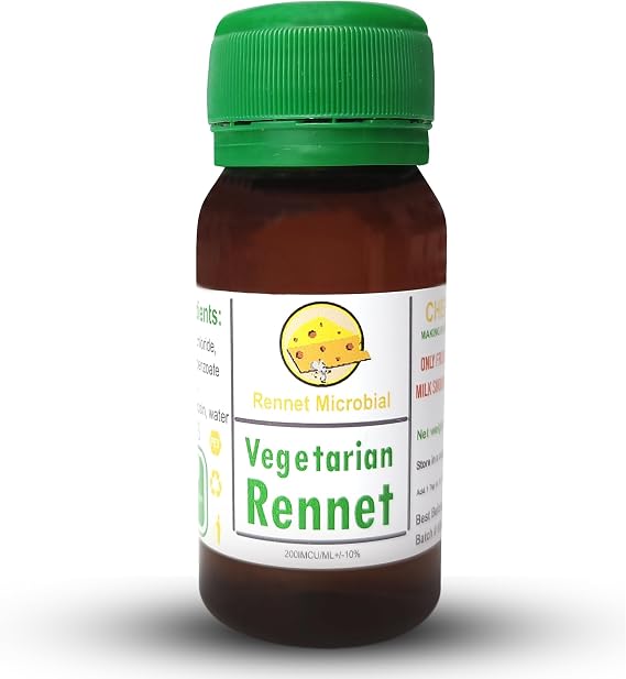 Liquid Renet - Vegetarian Rennet for Cheese Making 50ml / 1.8oz
