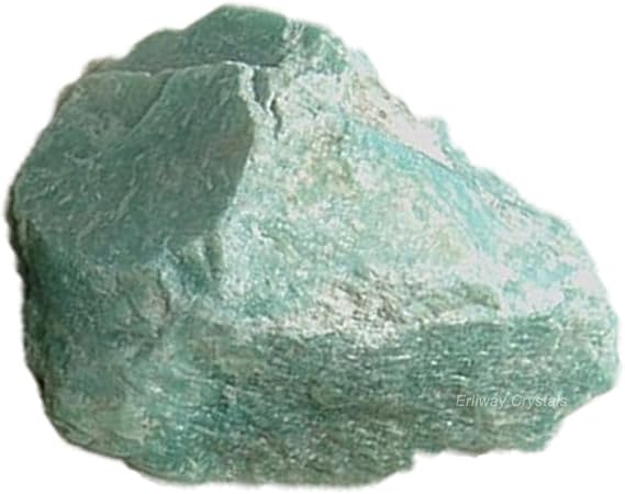 Erliway Amazonite Raw Crystal Stone Large 1.25-2.0" Healing Crystals