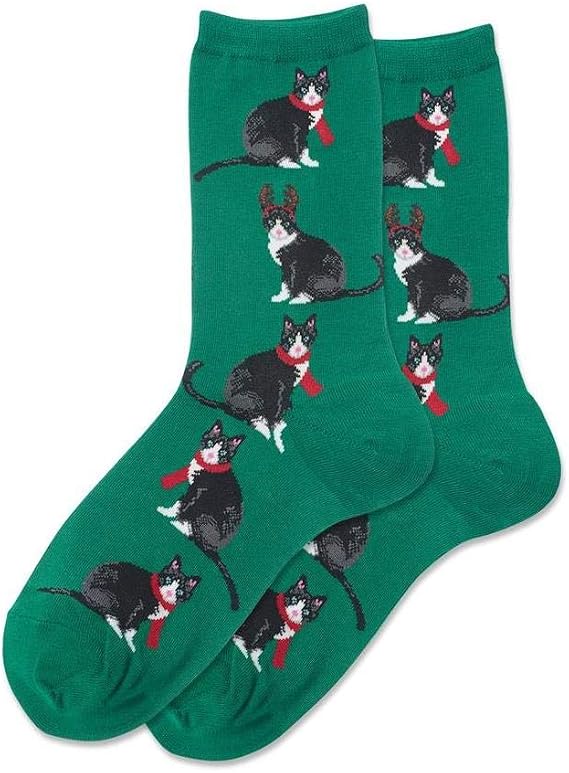 Hotsox Reindeer Cat Socks 1 Pair