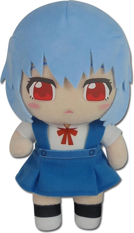 Great Eastern Entertainment Evangelion New Movie - Rei Ayanami Plush 8" H