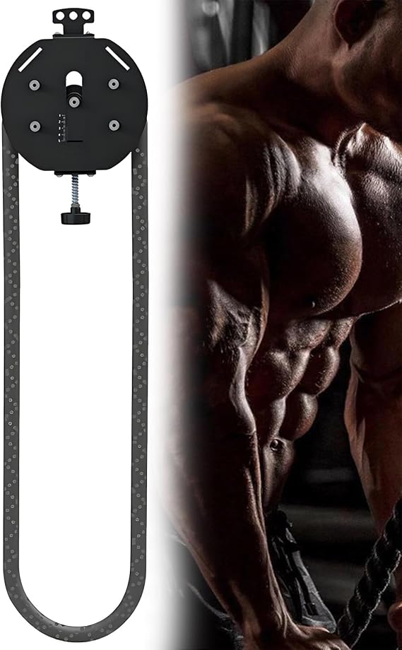 Endless Rope Trainer Resistance Hanging Pulley Cable Machine with Adjustable Resistance Rope Pulling Exercise | Home Gym Infinity Rope for Interval Resistance Training