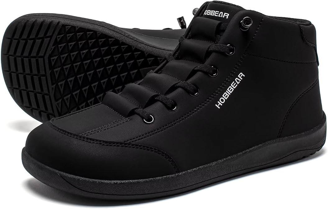 HOBIBEAR Barefoot Minimalist Shoes Womens Mens | Zero Drop | Wide Width Waterproof Trail Running Sneaker