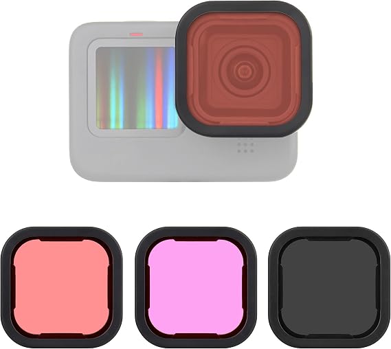 SOONSUN ND Filter & Snorkeling Filter Set for GoPro Hero 12/11/10/9 Black