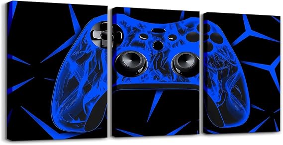 Feelyou Gamer Gamepad Wall Art Girls 12" x 16" x 3
