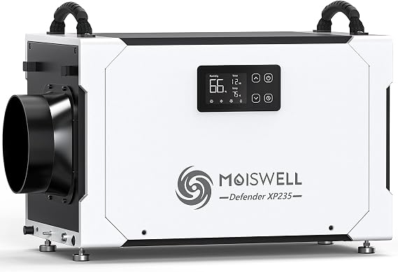 235 Pints Commercial Dehumidifier with Pump for Crawl Space