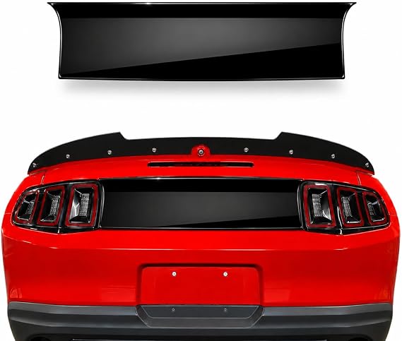 JSD Decklid Panel Compatible with Ford Mustang 2010-2014 (Gloss Black)
