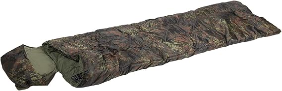 Miltec Flecktarn Camo Pilot Sleeping Bag by Mil-Tec