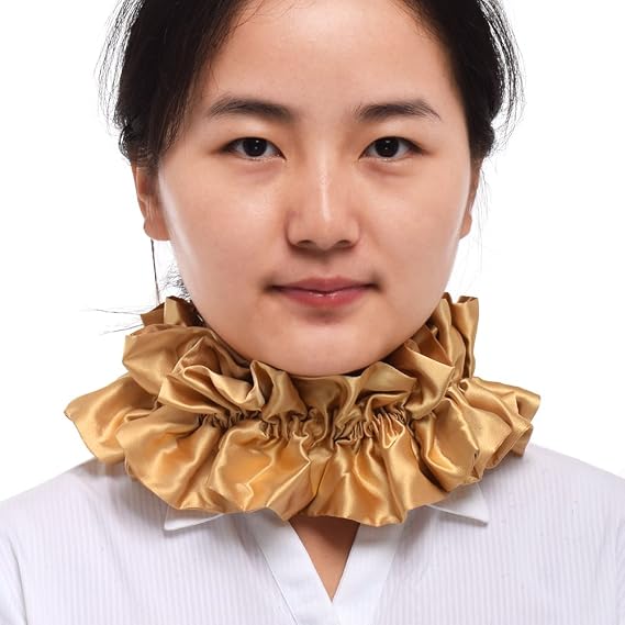BLESSUME Victorian Renaissance Neck Ruffle Collar Costume Accessory