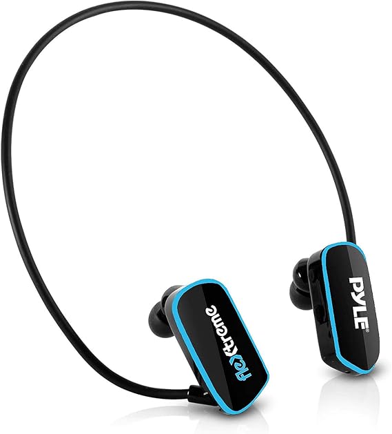 PYLE MP3 PLAYER, WATERPROOF, SPORTS, 8GB Memory, IPX8 Rating, USB Connection, Rechargeable Battery, Includes Earbuds, Perfect for Swimming, Running,