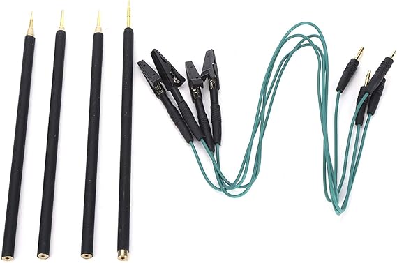 ECU Program Set of 4 Probe Pins LED BDM Frame Pins with Replacement Cable Replacement KTAG/Kess ECU Card