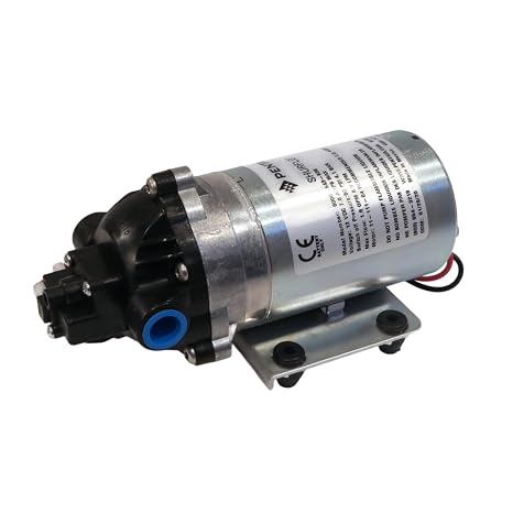 PENTAIR SHURFLO 8000-543-936 Diaphragm Pump, 12VDC Automatic Demand Water Pump, 1.8 GPM 60 PSI Agricultural Sprayer Pump, Chemical Resistant Transfer Pump for Irrigation, Lawn, Farm and Spray Systems