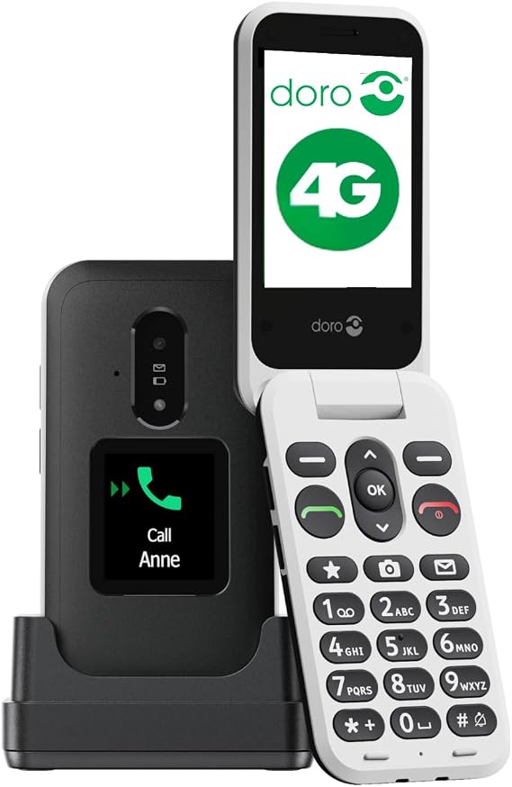 Doro Live E30, Schwarz/Wei?Handy (380596)