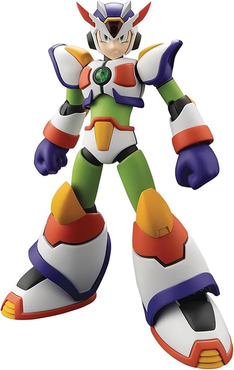 Mega Man X (MAX Armor Triad Thunder Ver.) Plastic Model Kit | Megaman X 6 Inch Model Kit - Mega Man Max Armor Triad Thunder