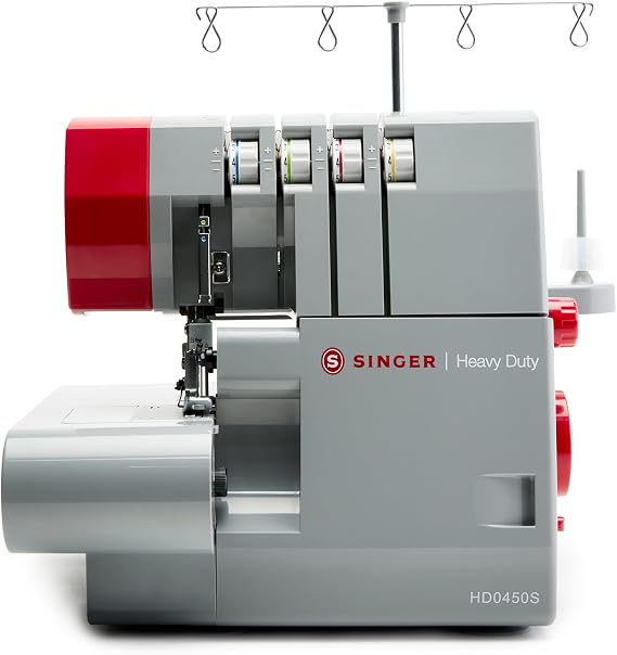 SINGER HD0450S Heavy Duty Serger Overlock Machine, 2-3-4 Thread Capability