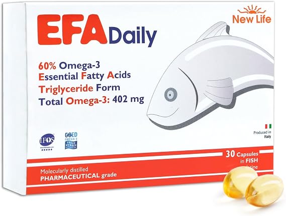 New Life Efa Daily 30 Balık Yağı Kapsülü - 402mg Omega3-221mg EPA - 147mg DHA