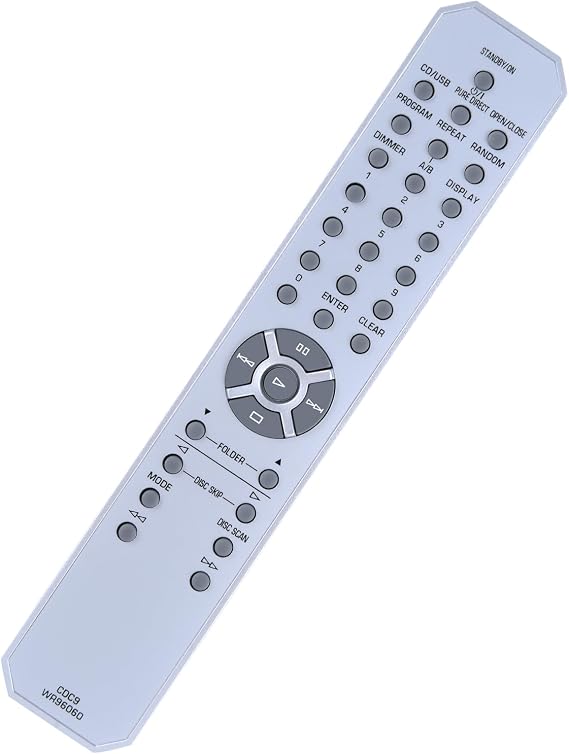 PZL New CDC9 WR96060 Replacement Remote Control for Yamaha CD Player CD-C600 CDC600