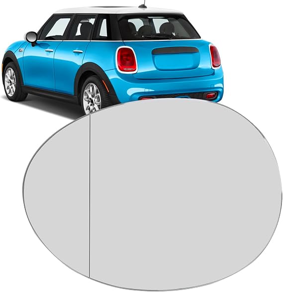 Wing Mirror Glass Heated Replacement Left Side fits for Mini Cooper F54 F55 F56 F57 F60 2015-2023