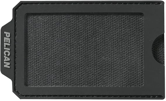 Pelican Patch ID Holder with Velcro Back for Aegis Travel Luggage and Backpack (Black)