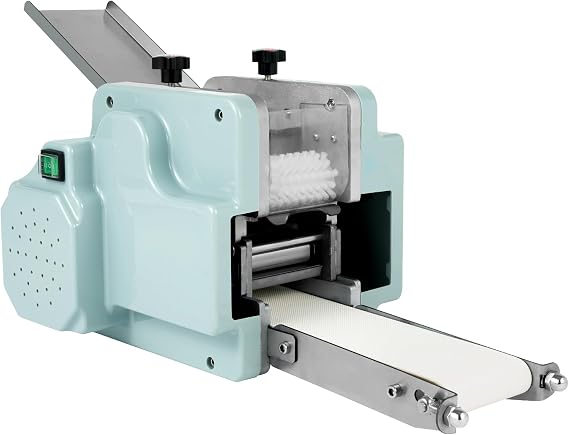 Automatic Dumpling Skin Maker Machine, Dough Roller Machine with Mold,140W 110V Electric Dumpling Wrapper Maker for Home & Commercial Use, Multi-Function Dough Sheet Machine for Wonton, Spring Roll