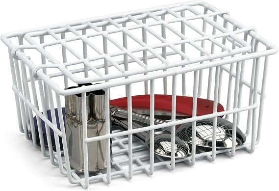 Better Houseware Dishwasher Basket for Baby Items, Small Items - White