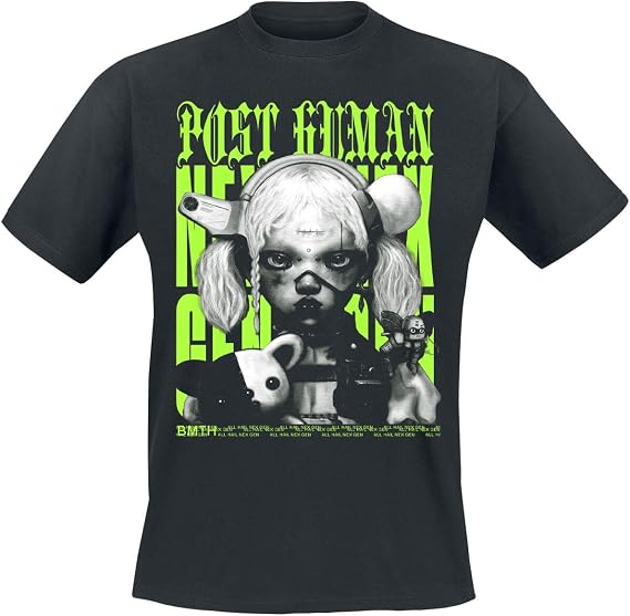 Bring Me The Horizon T Shirt Green Nex Gen Logo Official Unisex
