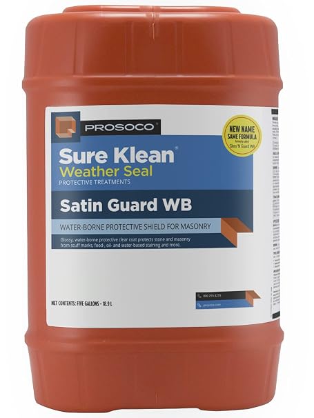 PROSOCO Satin Guard WB | Protective Shield for Masonry - Trusted by Professionals